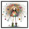 Quirky Girl-14CT Counted Cross Stitch 40*40cm/15.75*15.75in