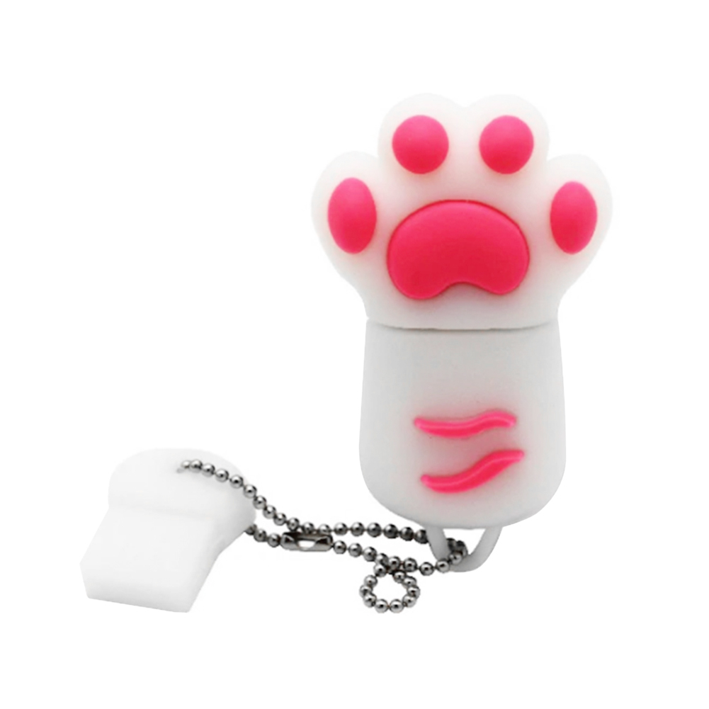 

USB Flash Drive Soft PVC Cute Cat Paw USB 2.0 Pendrive Thumb Drive, 16g, 501 Original