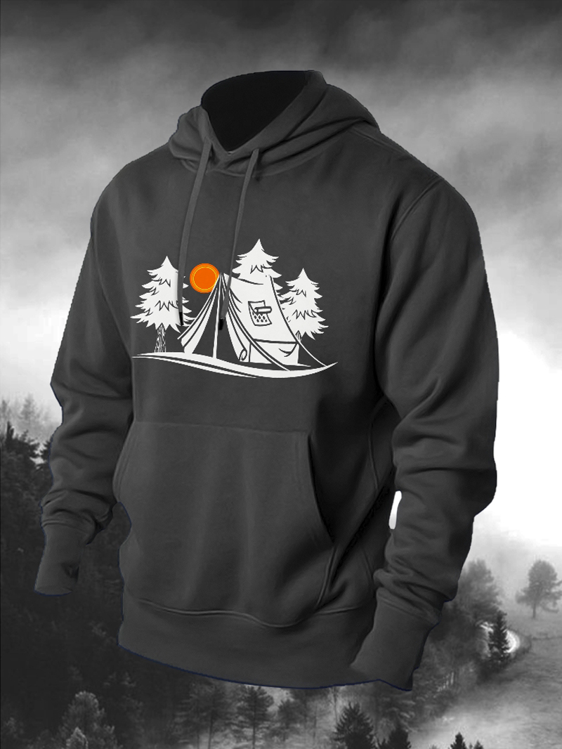 Camping Tent Adventure Lovers Pullover Hoodie