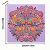 DIY Pre-Framed Mandala Butterfly Button Art Canvas Kit