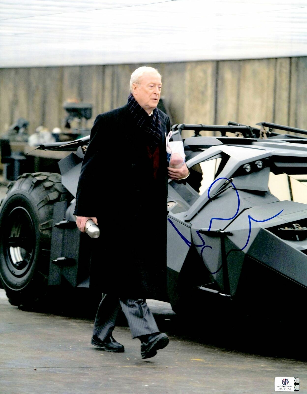 Michael Caine Signed Autographed 11X14 Photo Poster painting The Dark Knight Alfred GV742796