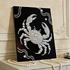 (30x40cm)Crab DIY Pearl Painting Framed Grape Handmade Pearl Material Art Kit Living Room Decor