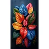(40*70cm)Colorful Leaves - Full Round Drill Diamond Painting