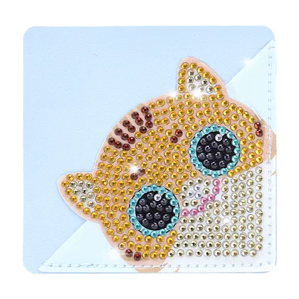 6 Pcs Bookmarks JUWAIre 5D Diamond Painting Cat Paw Cute Bookmarks – Handmade DIY Diamond Art Bookmark DIY Art Crafts Kit with Tool Accessories
