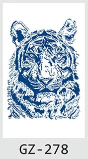 Temporary Tattoos Stickers Dragon Lion Monkey King Juice Ink Lasting Natural Men Womens Arm Body Chest Realistic Art Fake Tatoo