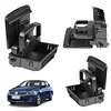 Central Console Armrest Rear Drink Holder For Jetta Golf 6 MK6(Black)