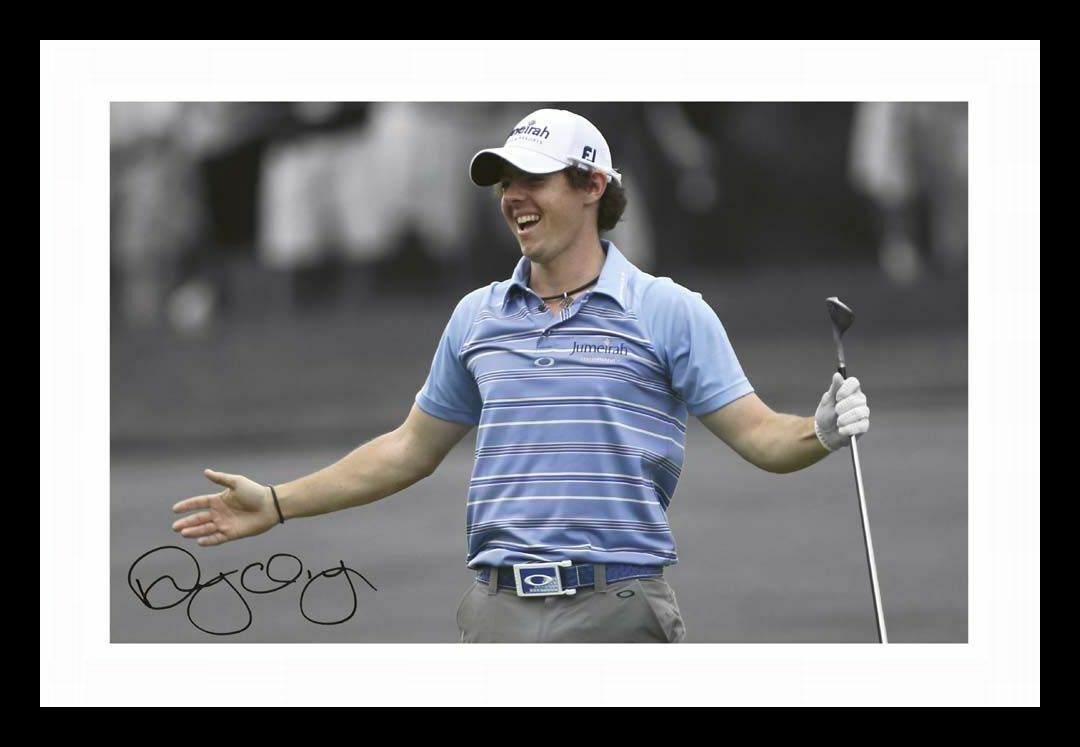 Rory Mcilroy - 2011 US Open Autograph Signed & Framed Photo Poster painting