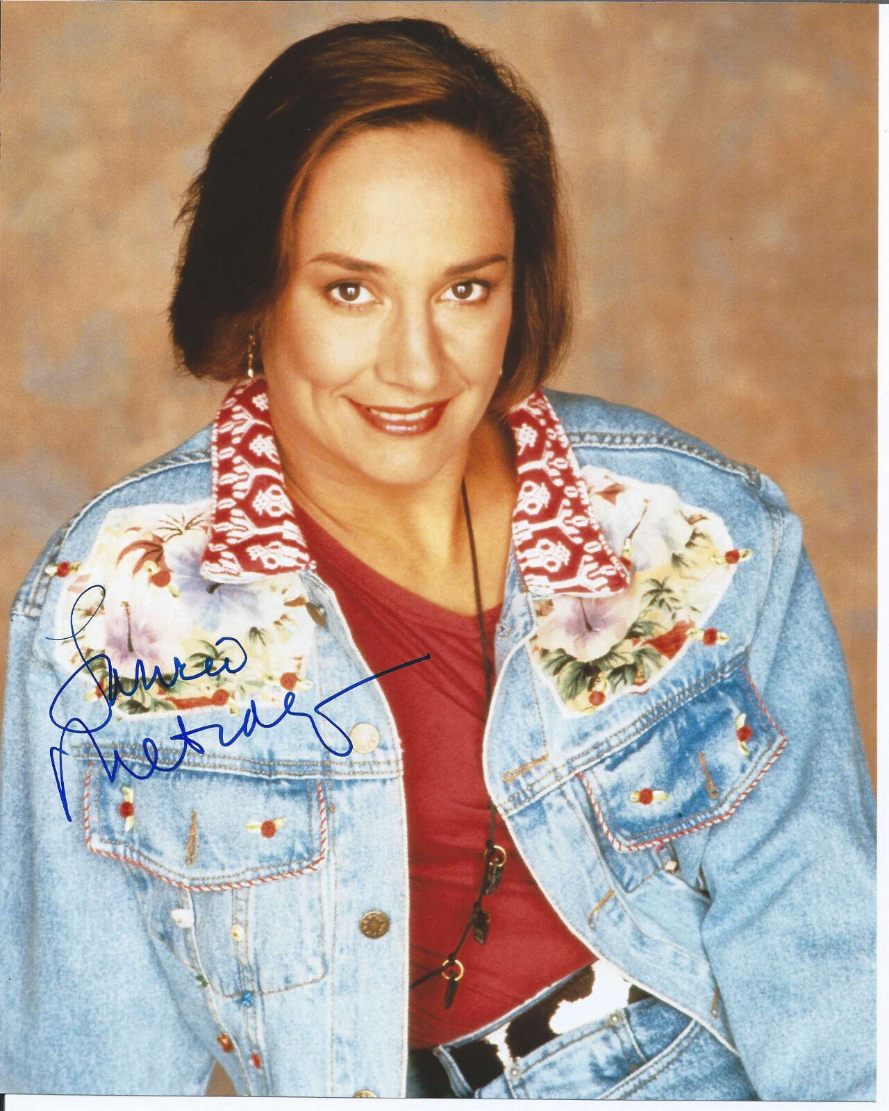 LAURIE METCALF HAND SIGNED AUTHENTIC 'ROSEANNE' 8X10 Photo Poster painting B w/COA TV TOY STORY