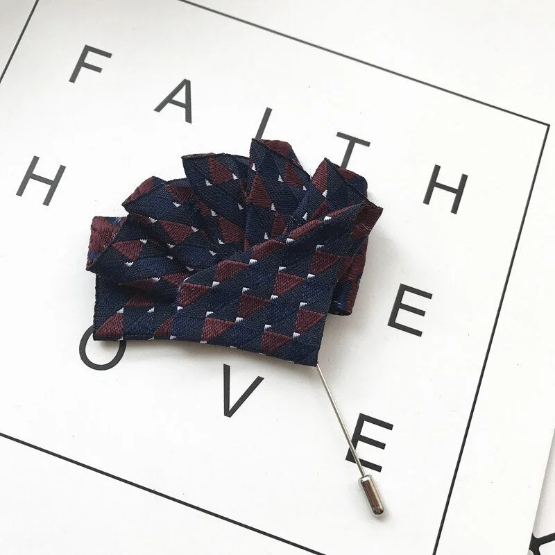 High-end New Rhinestone Bowties Brooch Korean Gentleman Dress White Shirt Wedding Bow Tie Set for Men Accessories Pocket Square