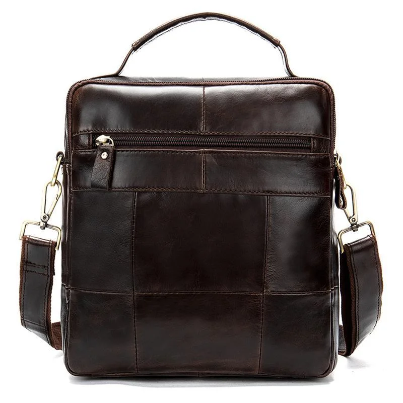 Men's Retro Casual Leather Business Handbag Crossbody Bag