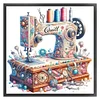 Sewing Machine - 14CT Stamped Cross Stitch - 40*40cm