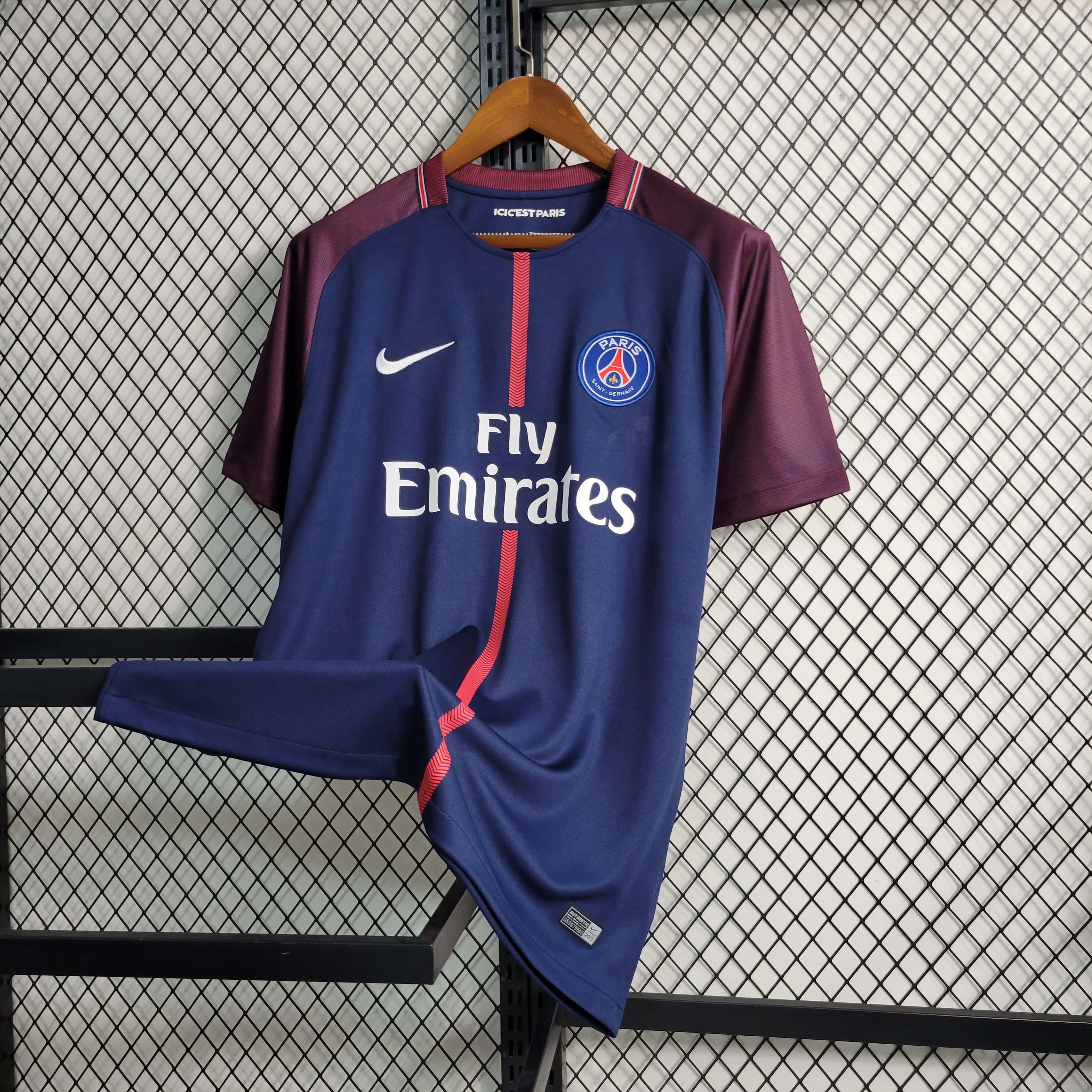 2017-2018 Retro PSG Paris Saint-Germain Home Football Shirt 1:1 Thai Quality- Maxi Kit