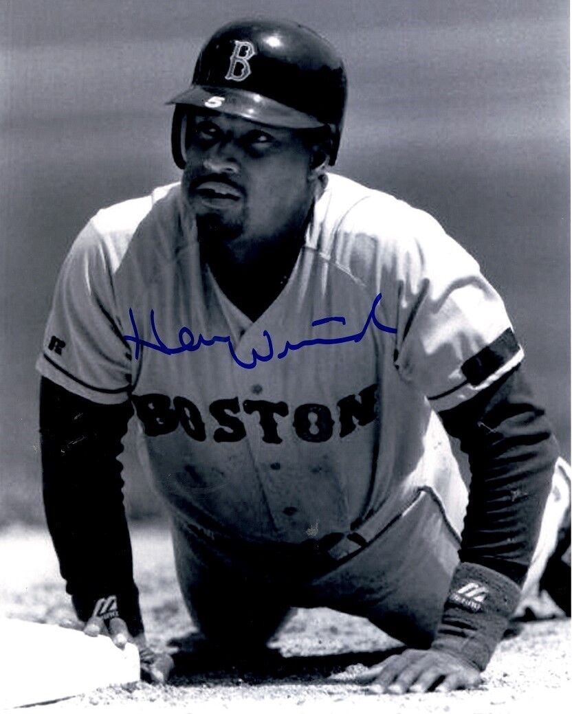 Autographed HERM WINNINGHAM Boston Red Sox 8x10 Photo Poster painting w/ COA