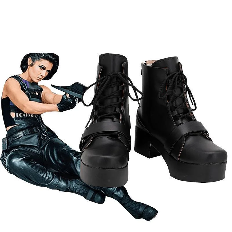 Birds Of Prey Huntress Boots Cosplay Shoes