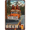 Beer & Truck - Metal Tin Signs(8*12Inch/12*16Inch) - Bar