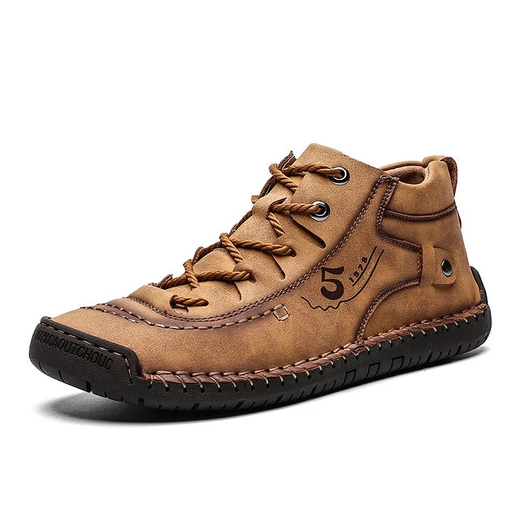 Mocassins d'hiver en cuir pour hommes décontractées et confortables