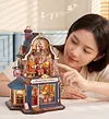Little Bear Toy Store Wooden Assembly Model DIY Craft 3D House