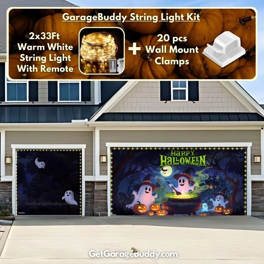 GarageBuddy Halloween Garage Door Covers