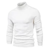 Men's Turtleneck Casual Solid Color Pullover Sweater