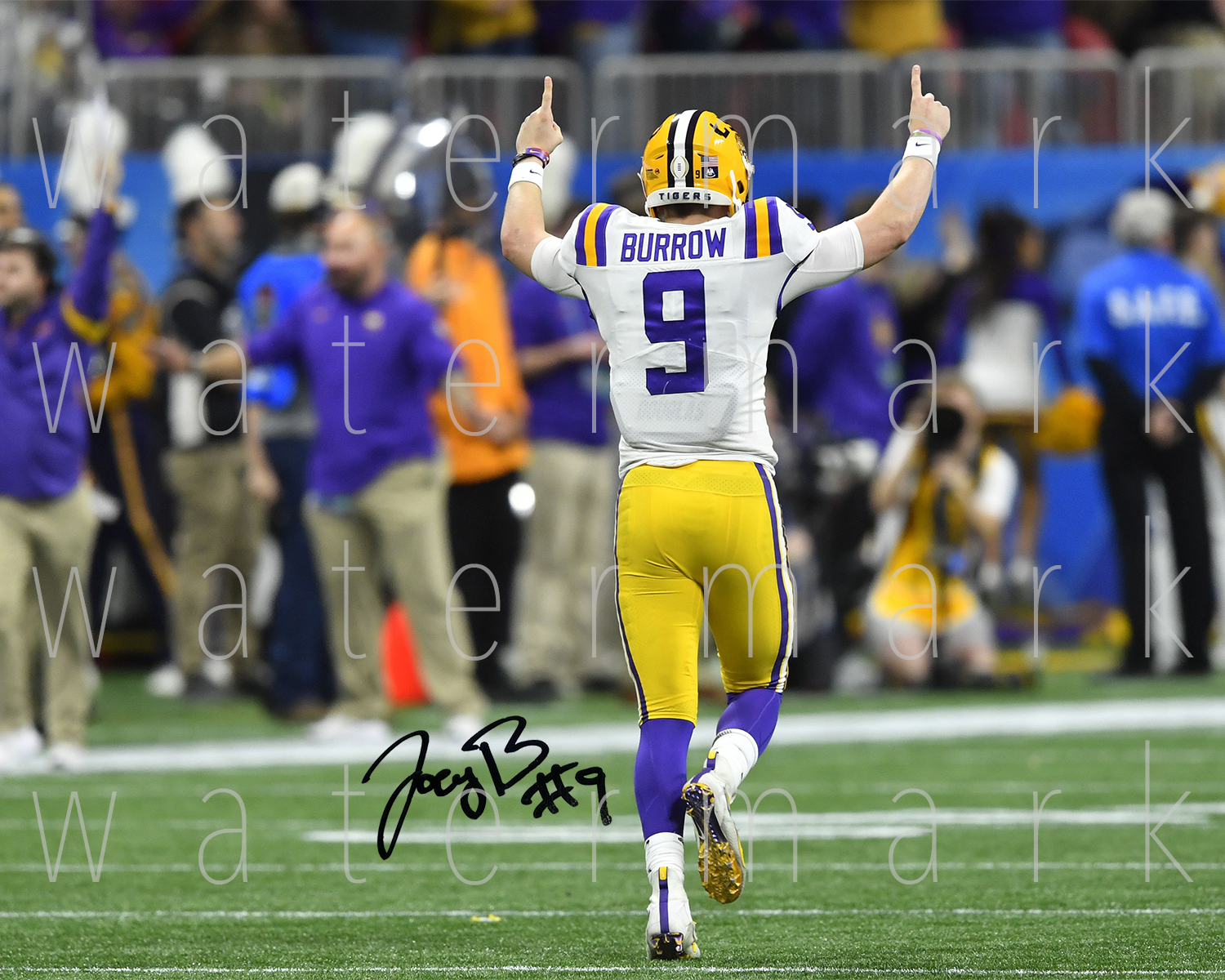 Joe Burrow signed LSU 8X10 Photo Poster painting picture poster autograph RP
