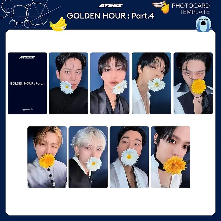 Ateez Golden Hour Part 4 Album Card