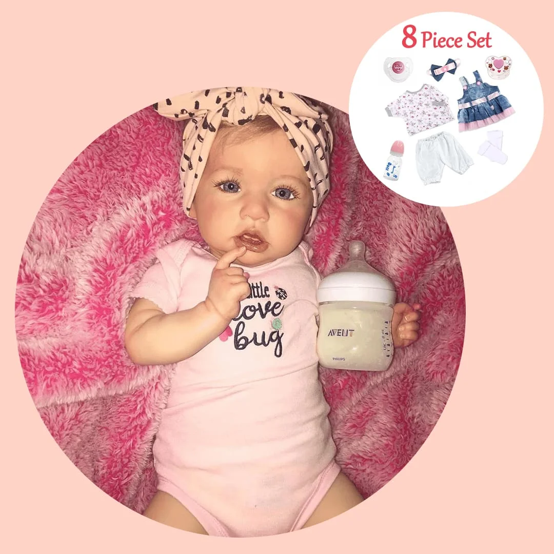 Kids Gifts 2024 Offer Mini Reborns 12'' Touch Real Preemie Reborn Baby Doll Girl Blanco with Gift Set -Creativegiftss® - [product_tag] RSAJ-Creativegiftss®