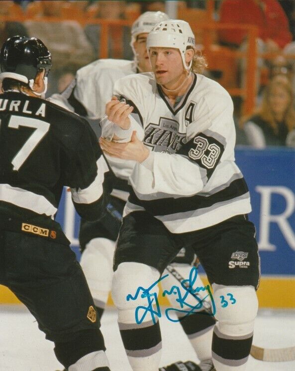 MARTY McSORLEY SIGNED LOS ANGELES LA KINGS FIGHT 8x10 Photo Poster painting! Autograph