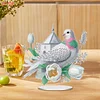 2D Flat Acrylic Bird Flower DIY Desktop Diamond Art Kits for Adults Beginner