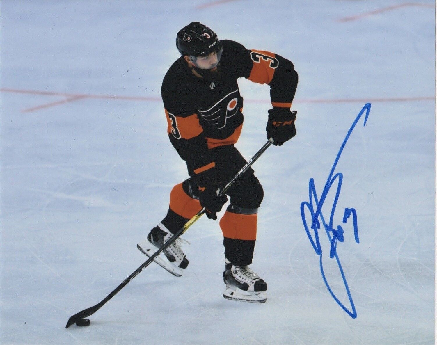 Philadelphia Flyers Radko Gudas Signed Autographed 8x10 NHL Photo Poster painting COA #3