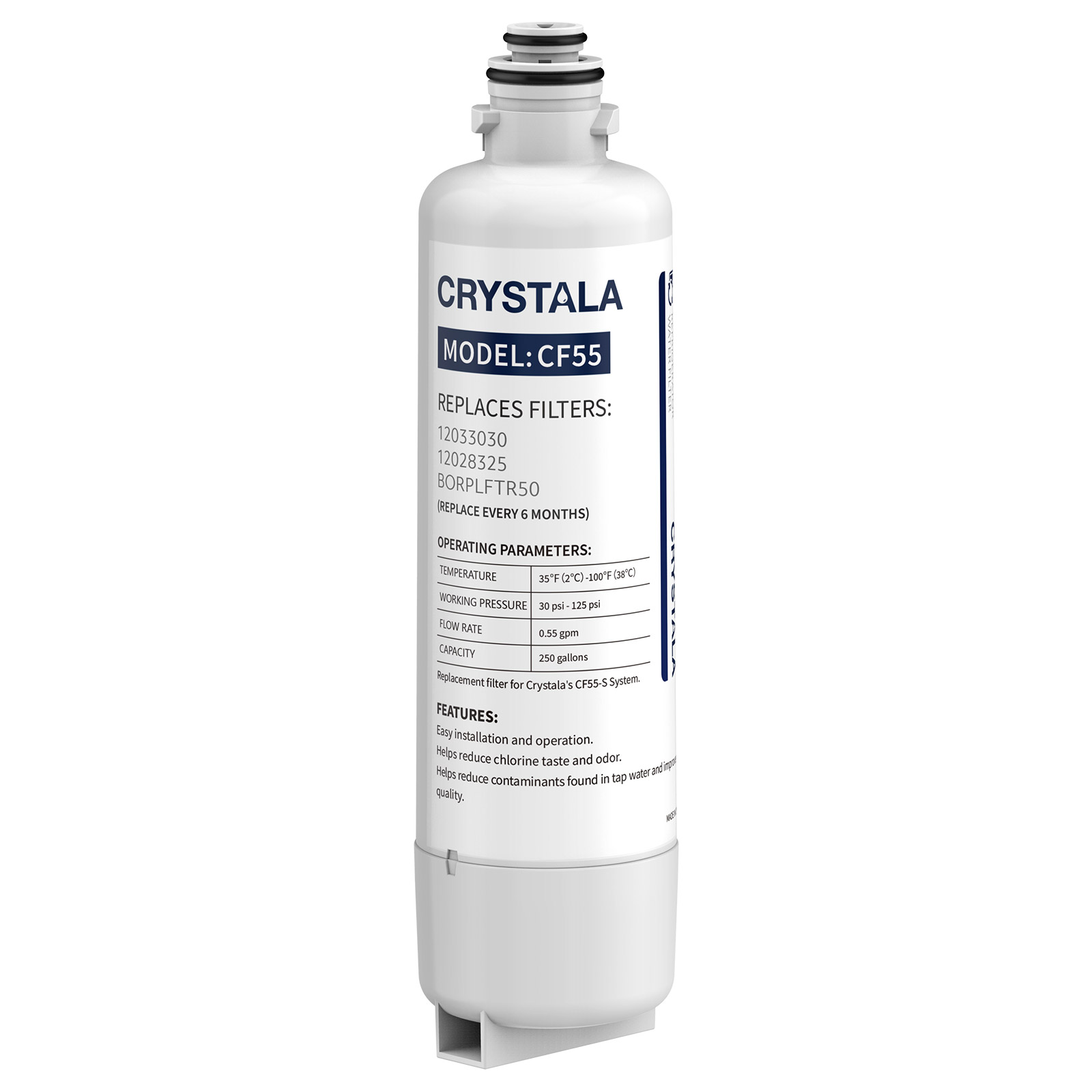 Crystala Filters BORPLFTR50 Replacement for Bosch Ultra Clarity Pro