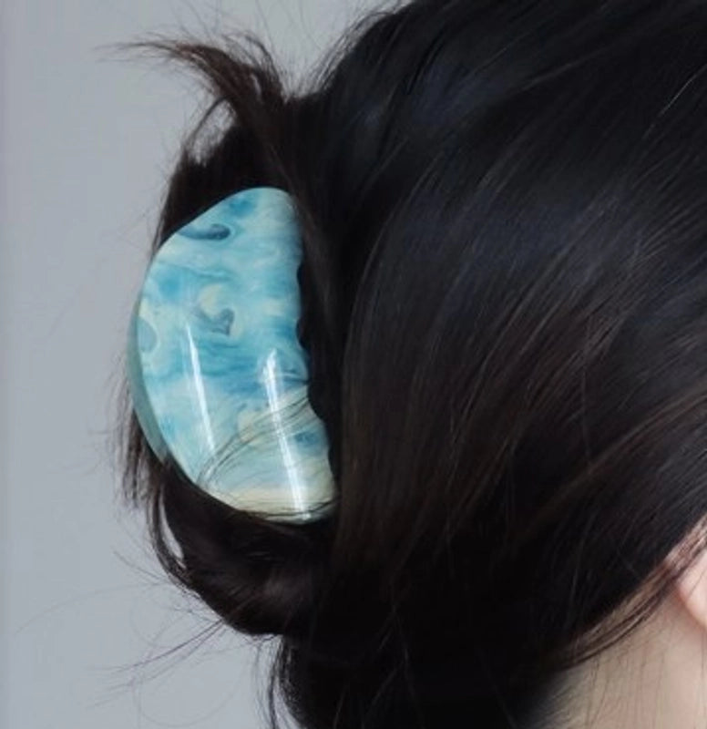 Women’s Minimalist Gradient Color Acetic Acid Sheets Stoving Varnish Hair Claws