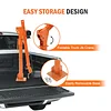 GarveeTech Folding Truck Mounted Crane, 1100lb Pickup Jib Cranes with Electric Winch 3500 lb 12V, Electric Truck Crane Hoist Painted Steel 360 Swivel for Construction, Forestry, Factory