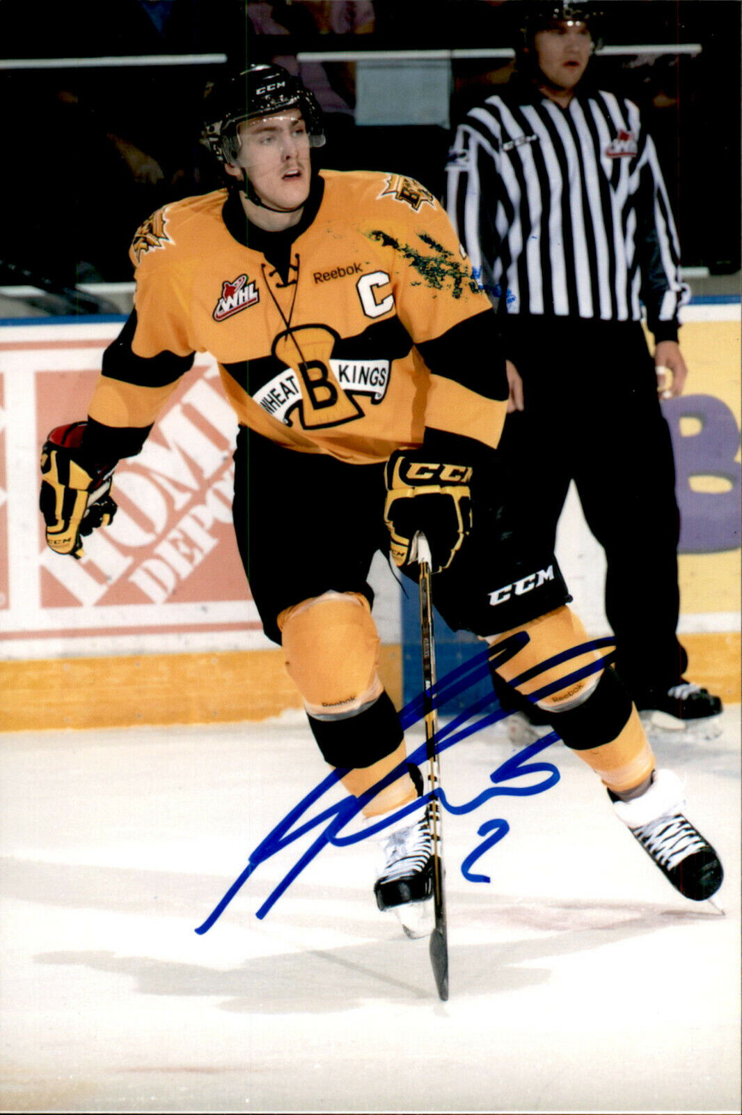 Ryan Pulock SIGNED 4x6 Photo Poster painting BRANDON WHEAT KINGS / NEW YORK ISLANDERS #8