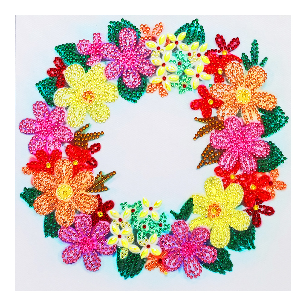 

Wreath - Special Shaped Diamond Painting - 30*30CM, 501 Original