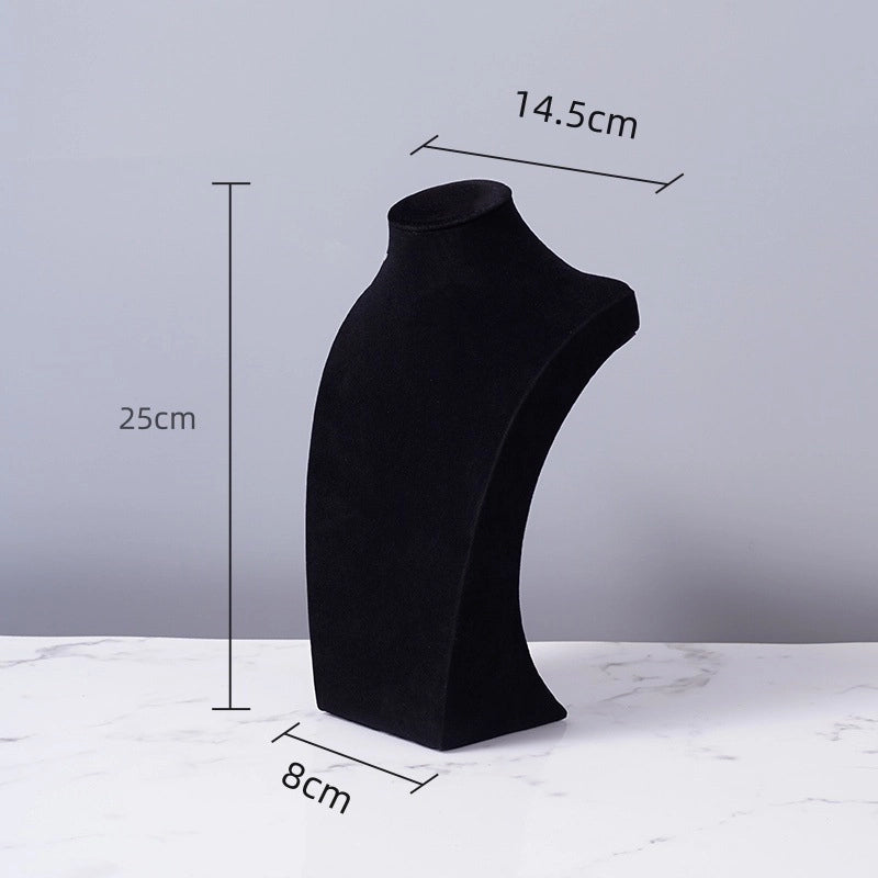 1 Piece Velvet Minimalist Solid Color Jewelry Display