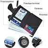 Women's Bifold Wallet RFID Blocking Leather Card Holder with Zipper Coin Pocket Wallet