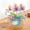 Orchid&eacute;e phalaenopsis acrylique - ornement d&rsquo;artisanat 5d bricolage