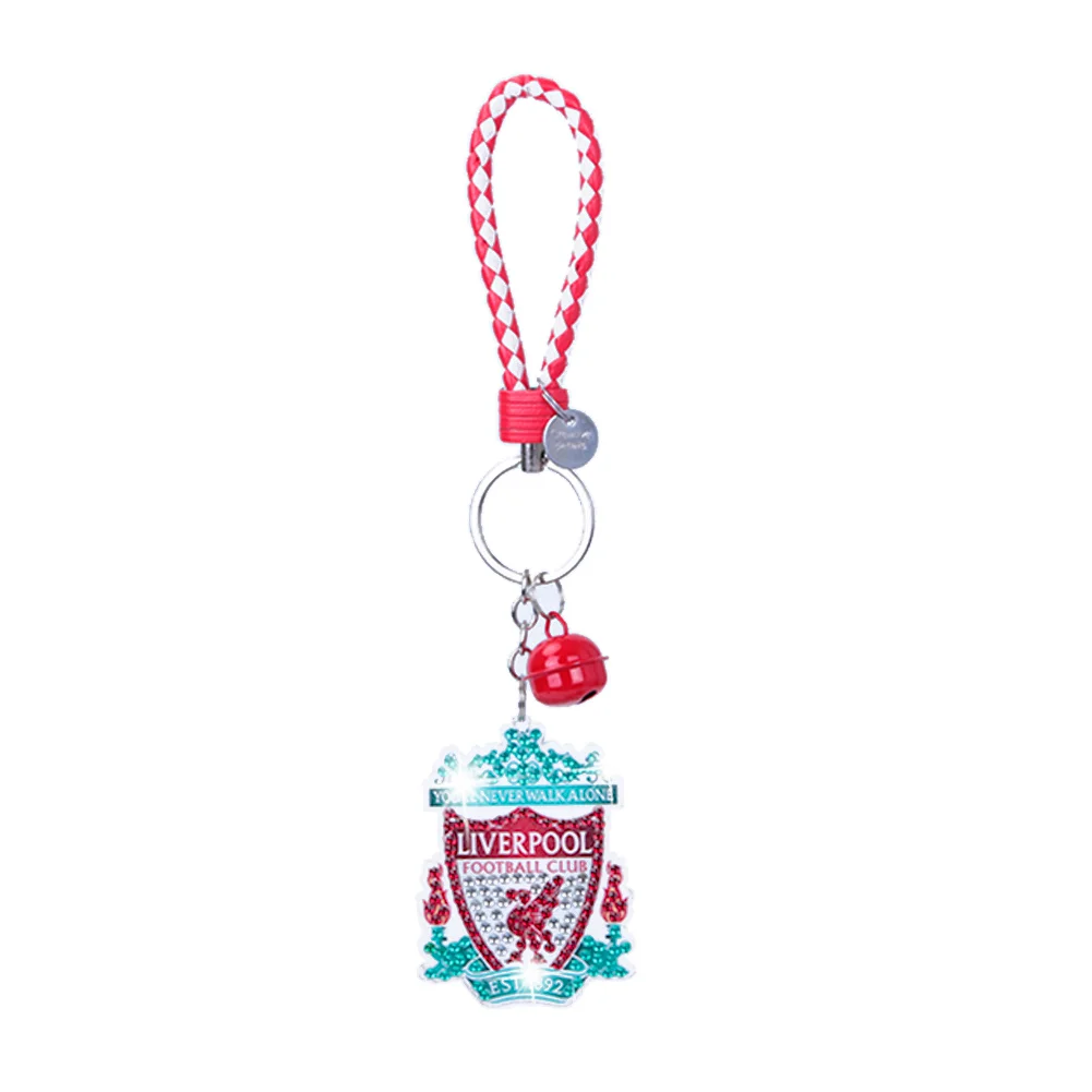 UK Football Club DIY Diamonds Painting Keychain Crystal Mosaic Keyring Crafts Gift(Double Sided)