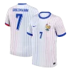 GRIEZMANN #7 France Away Soccer Jersey EURO 2024