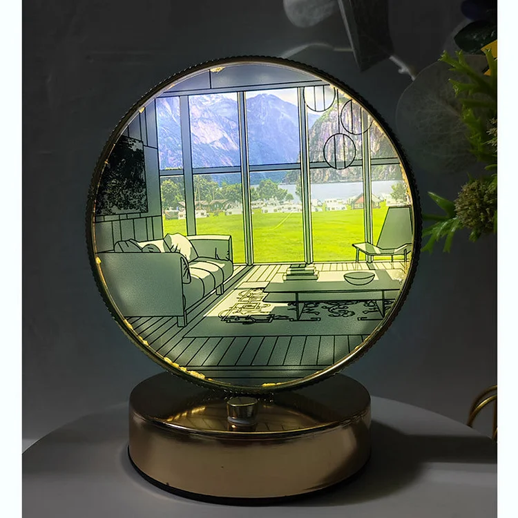 LED Mirror and Lighting Painting Multifunctional Decoration