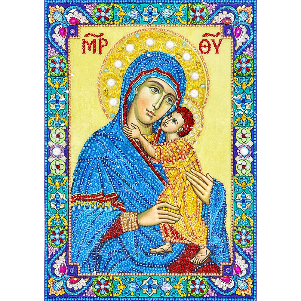 Diamond Painting - Special Shape - Religion(30*40cm)