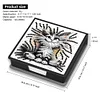 Animals Leather Diamond Art Note Box with 160 Sheets of Paper for DIY Art Craft