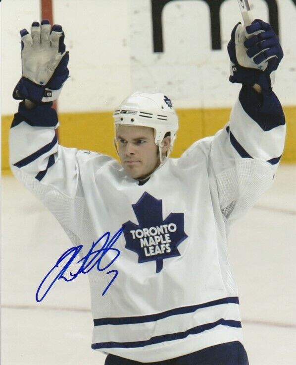 IAN WHITE SIGNED TORONTO MAPLE LEAFS 8x10 Photo Poster painting! Autograph