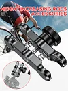 Anti-Theft Double Socket Arm 25mm Ball Head Bike Phone Bracket Ball Head Adapter