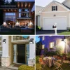 100LED Solar Power Motion Sensor Wall Light Light Control and Human Sensing Security Outdoor Waterproof Garden Yard Lamp