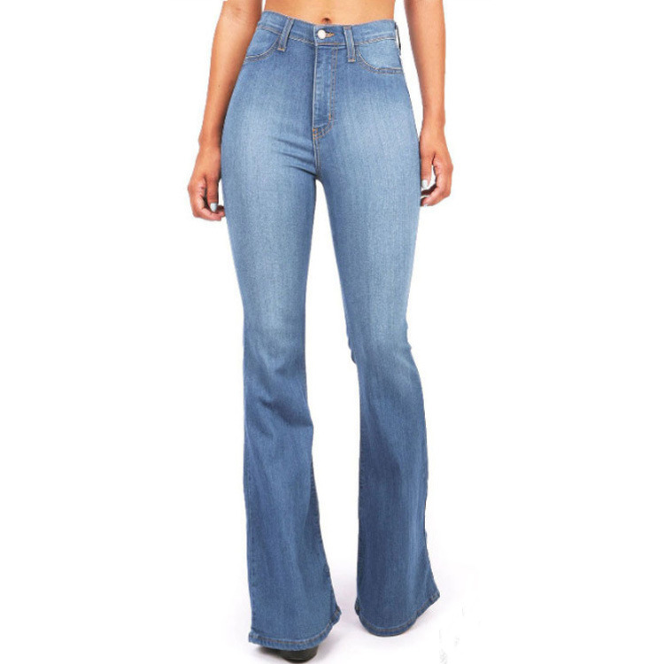 Classic Washed Bootcut Jeans wearshes