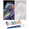 (US Local)Dragon-Paint By Numbers Kit(70x40cm)