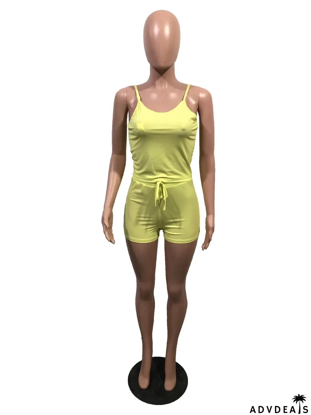 Fashion Sexy Camisole Shorts Suit