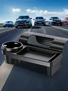 Side Window Backseat Hanging Organizer with Cup Holder Car Side Door Storage Box