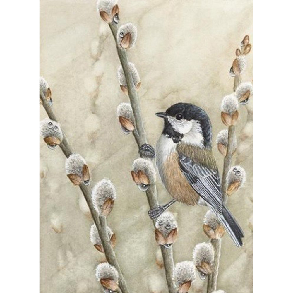 

Bird On The Branch - Round Drill Diamond Painting - 30*40CM, Round diamond 30*40cm, 501 Original